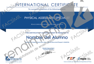 Curso de Evaluación Física Deportiva avalado por la FEF.